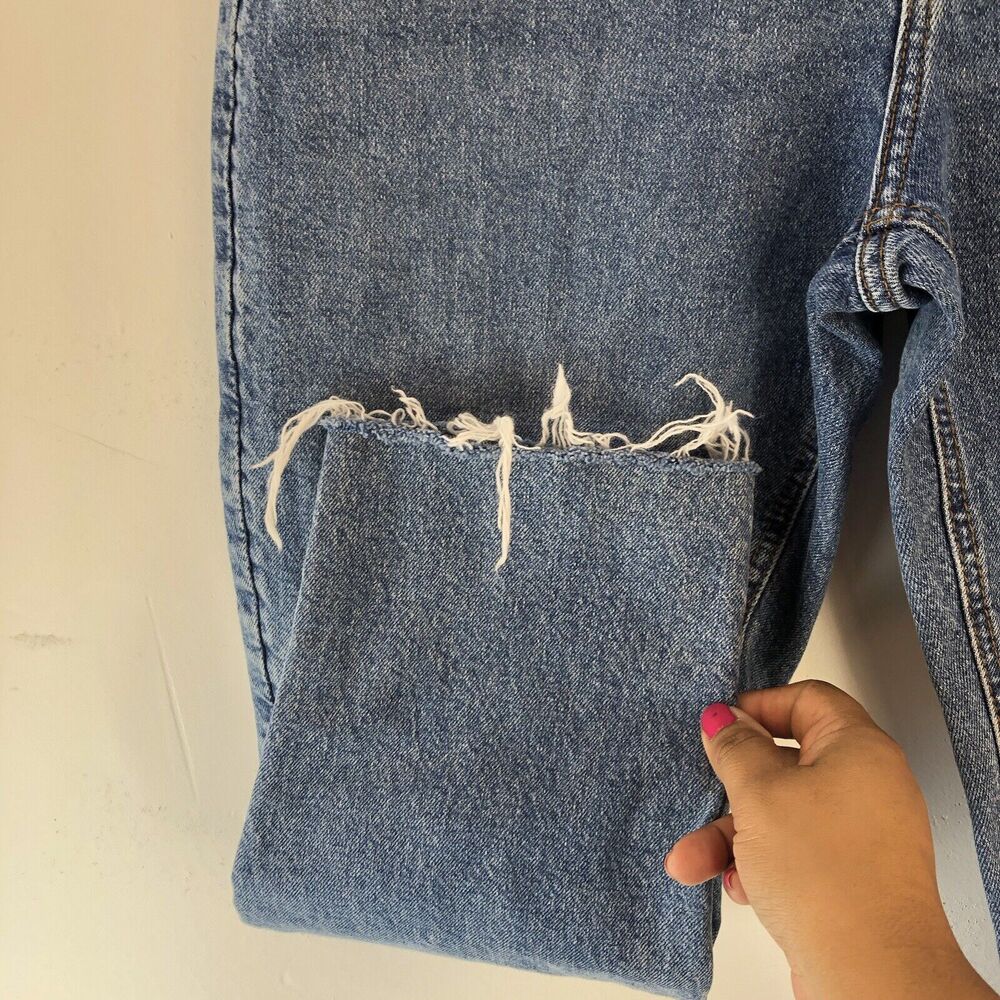 H&M &Denim High Waist Loose Mom Jeans 8 Short - Picture 5 of 14